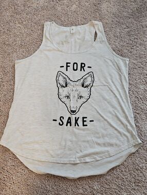 Funny Graphic Fox Tank Top - For "Fox" Sake 🦊 FCK